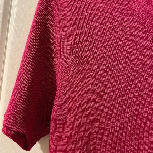 LIZ CLAIBORNE collection 100% Silk sweater-small like new - Picture 4 of 7